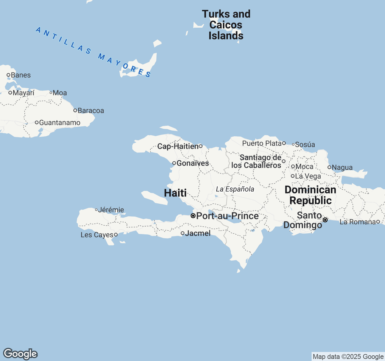 Map of Haiti